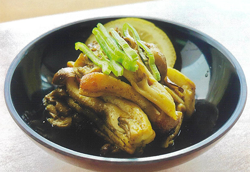 マイタケとシメジのカレーナムル