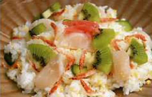 桜エビとホタテのちらしずし