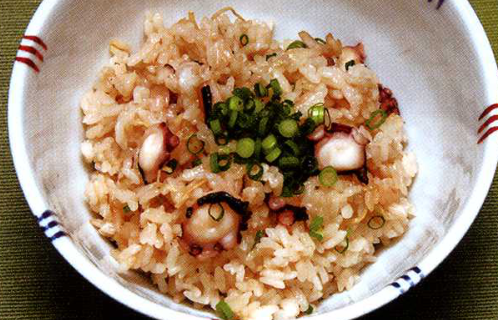 たこ飯とみそじゃが