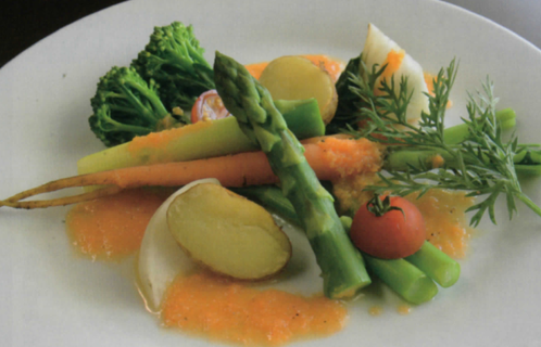 サトイモのパルミジャーノフリッターとサトイモの煮っころがし～みそ風味～