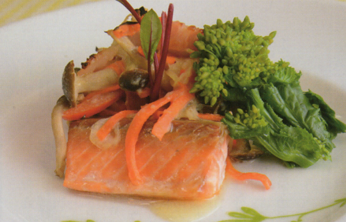 千草焼きとたけのこと牛肉のトウチ炒め